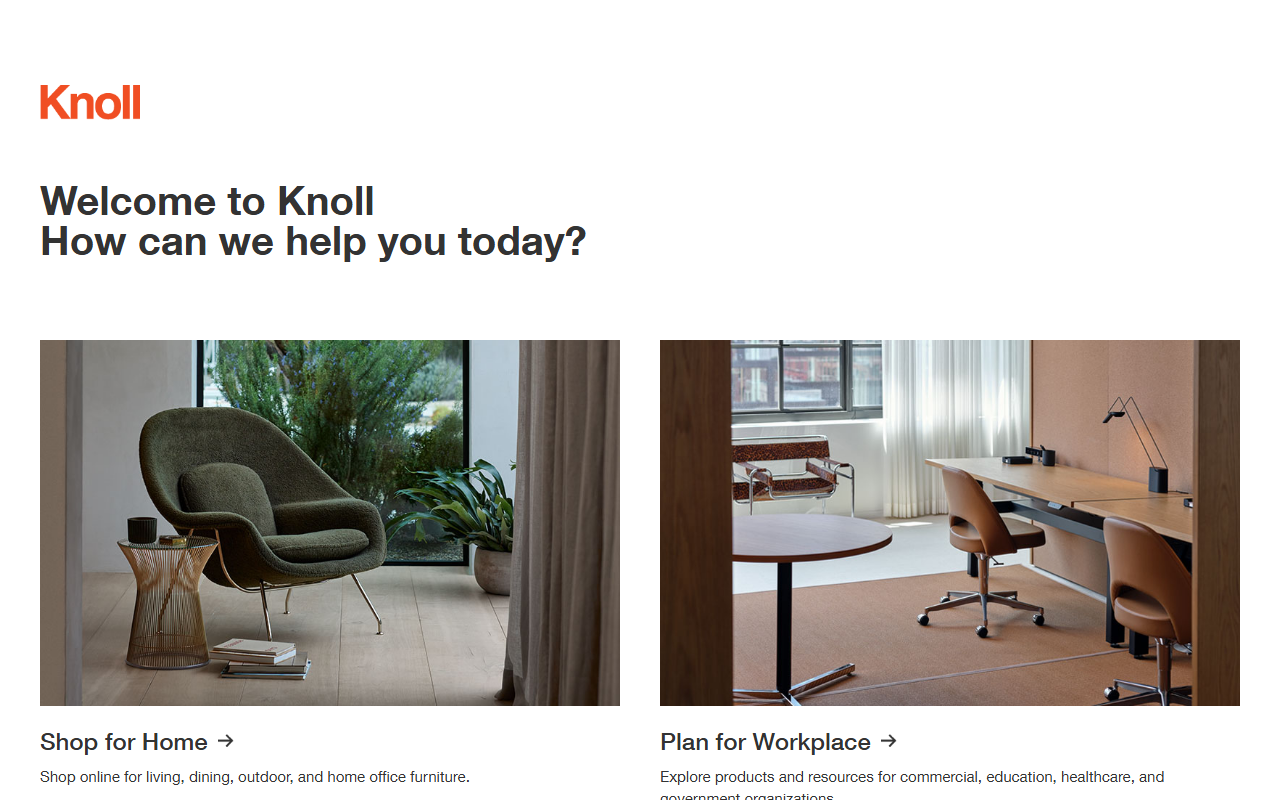 Knoll Inc. screenshot