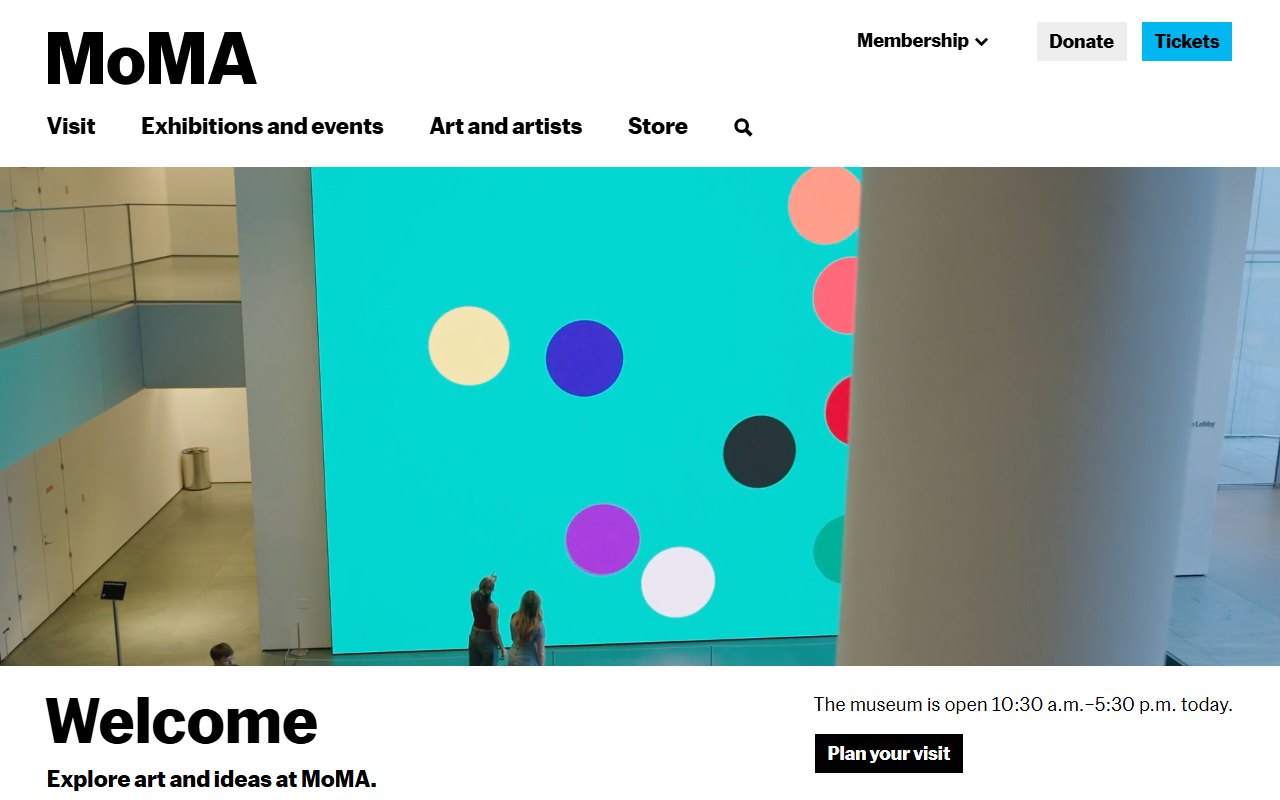 MoMA Typography screenshot