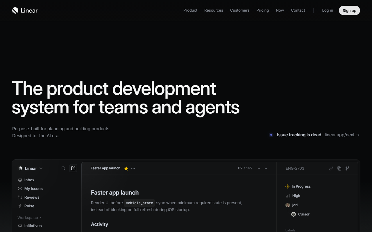 Linear.app screenshot