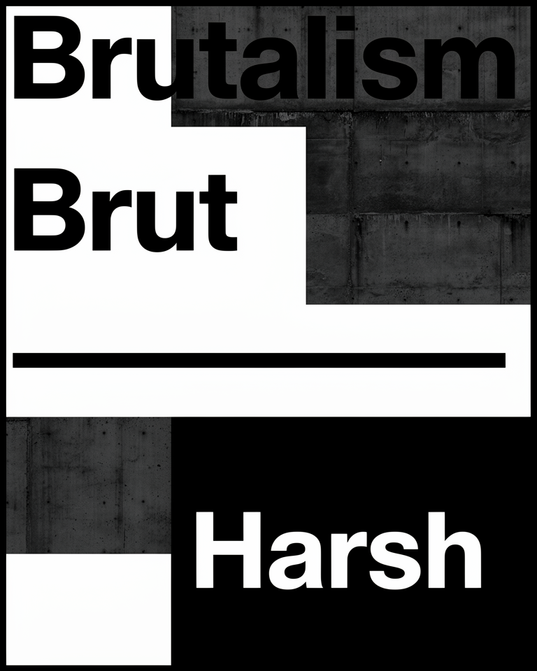 Brutalism hero artwork