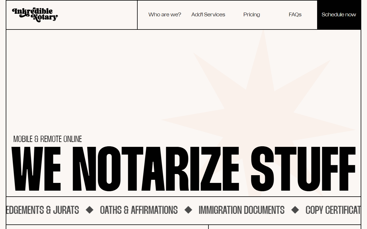 Inkredible Notary screenshot
