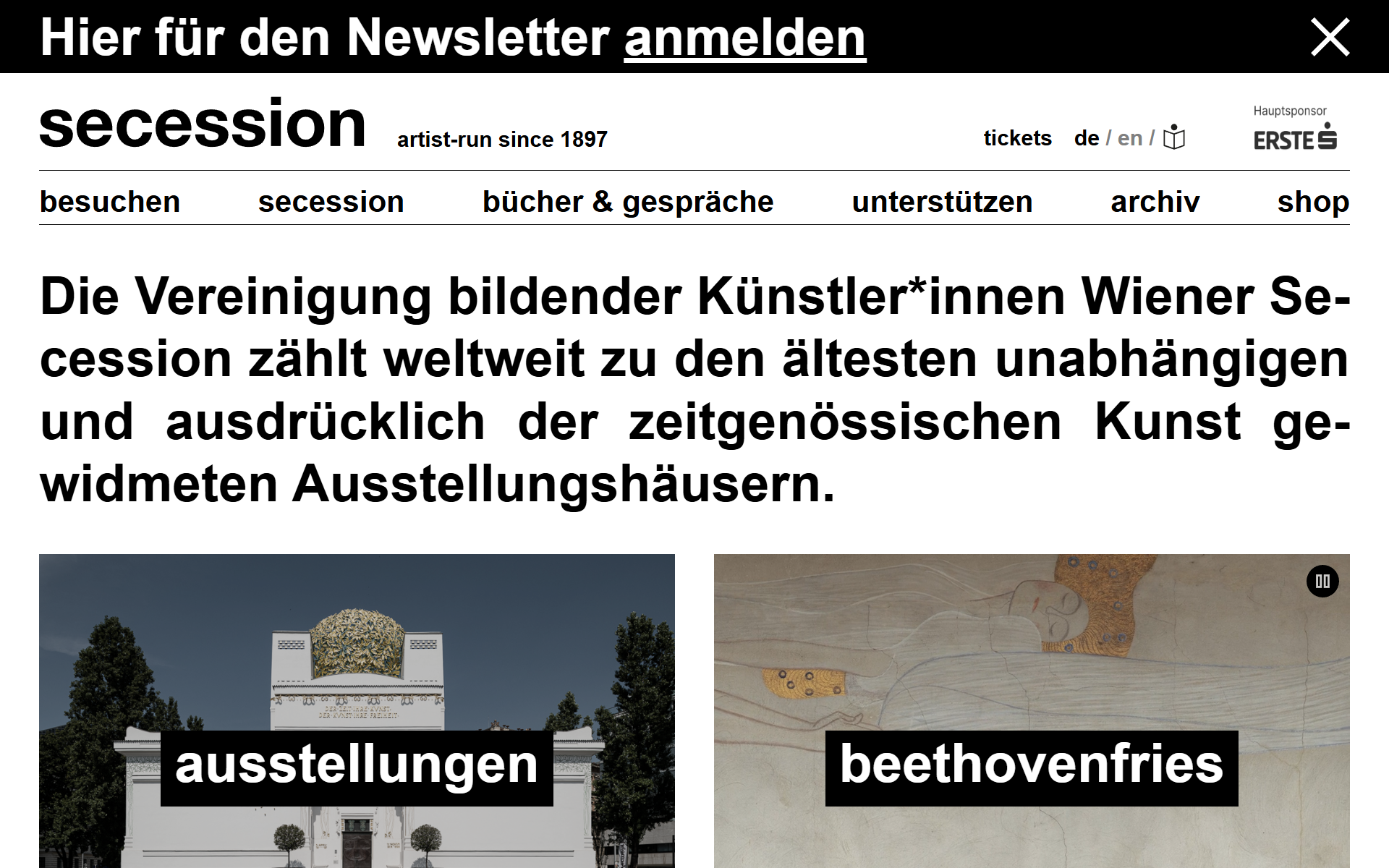 Secession Vienna screenshot