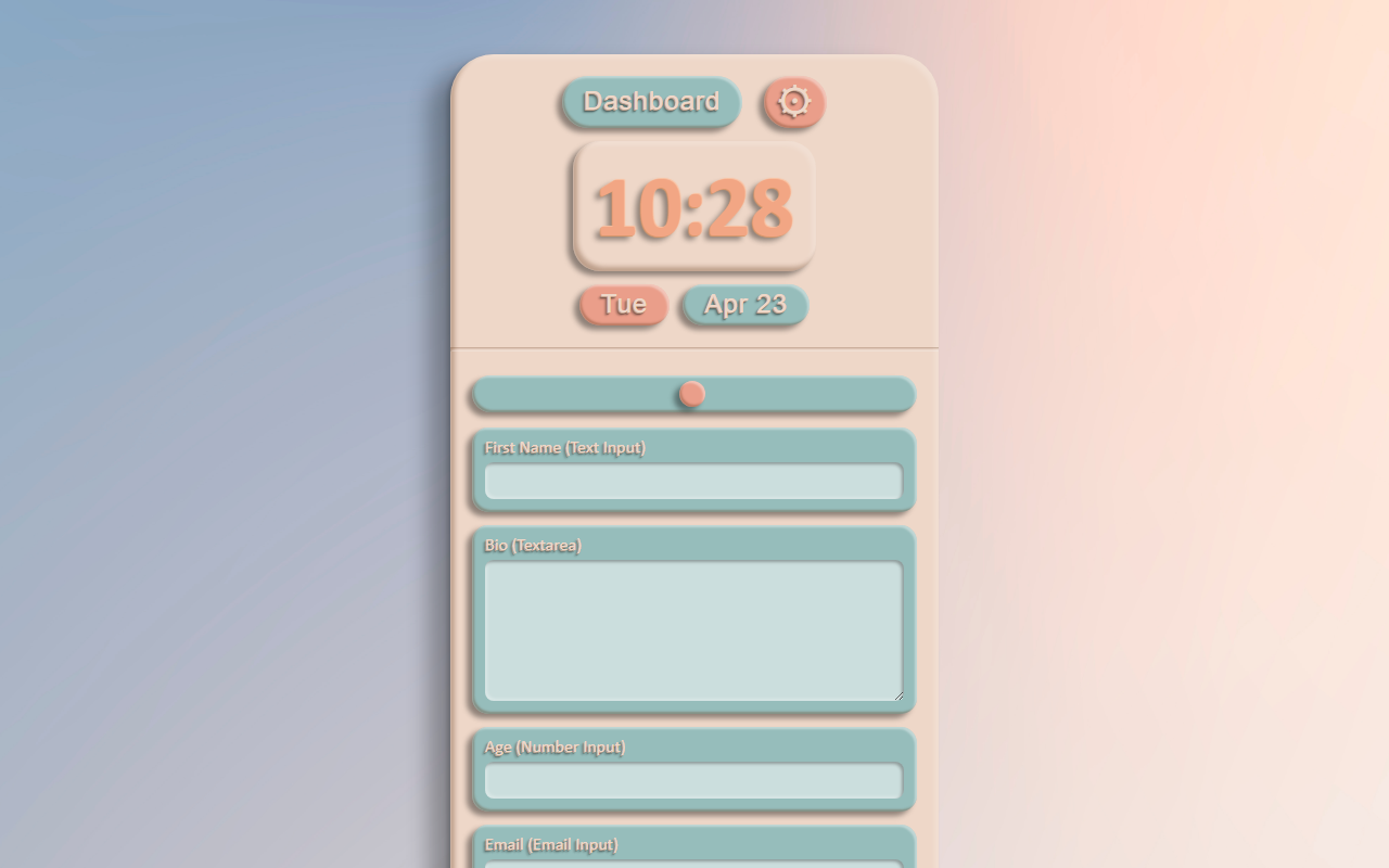 Claymorph — UnorthodoCSS screenshot