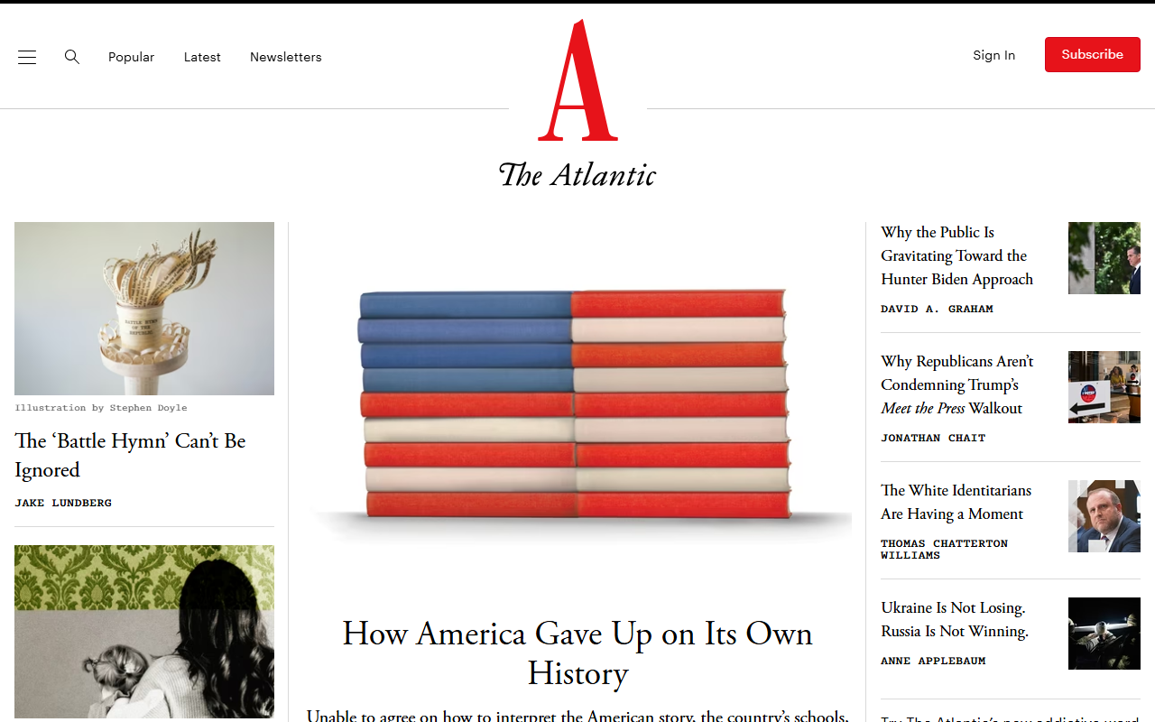 The Atlantic screenshot
