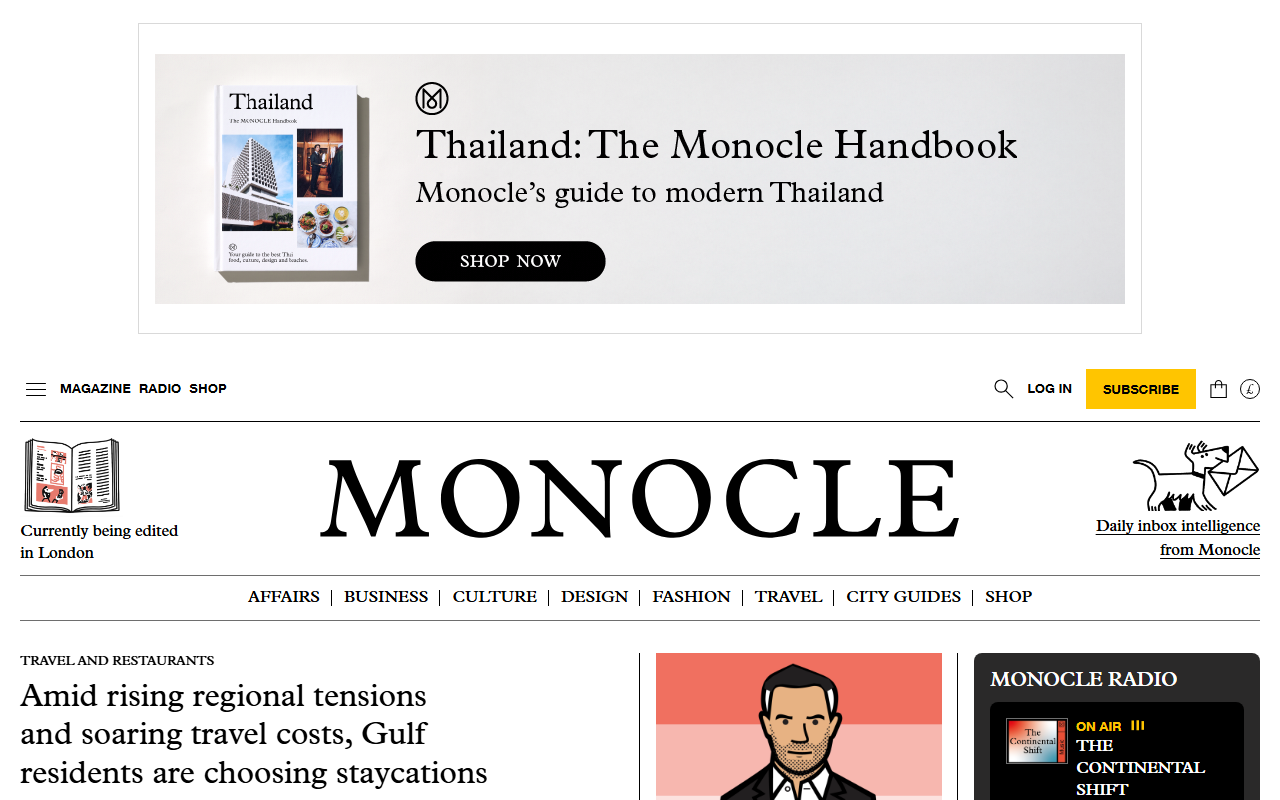 Monocle screenshot
