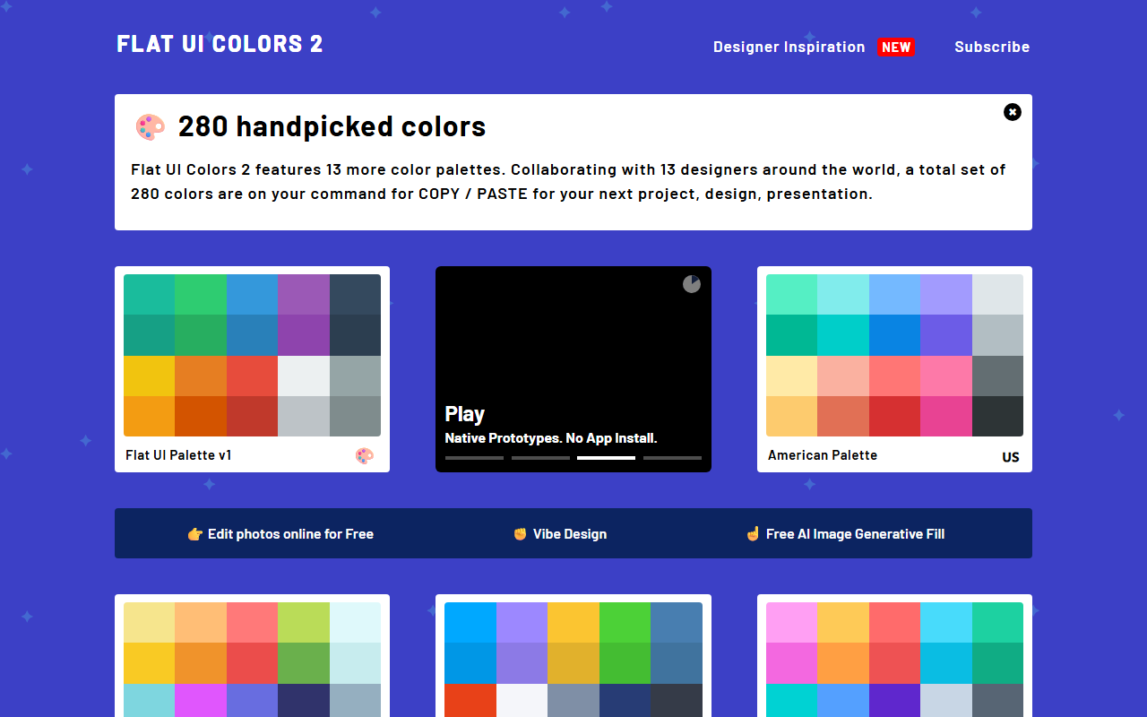 Flat UI Colors screenshot