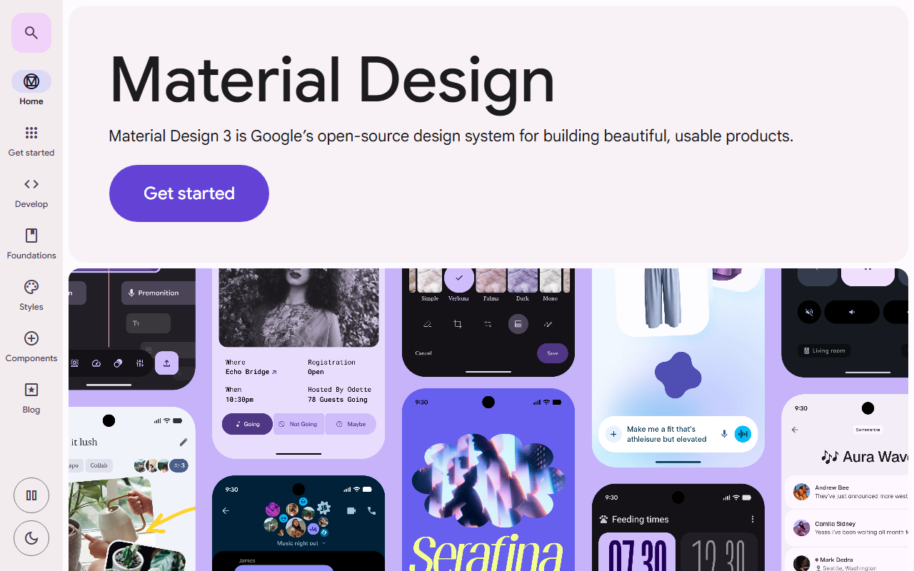 Material Design 3 screenshot