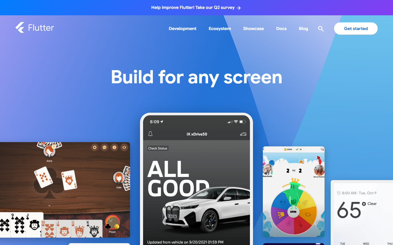 Flutter screenshot