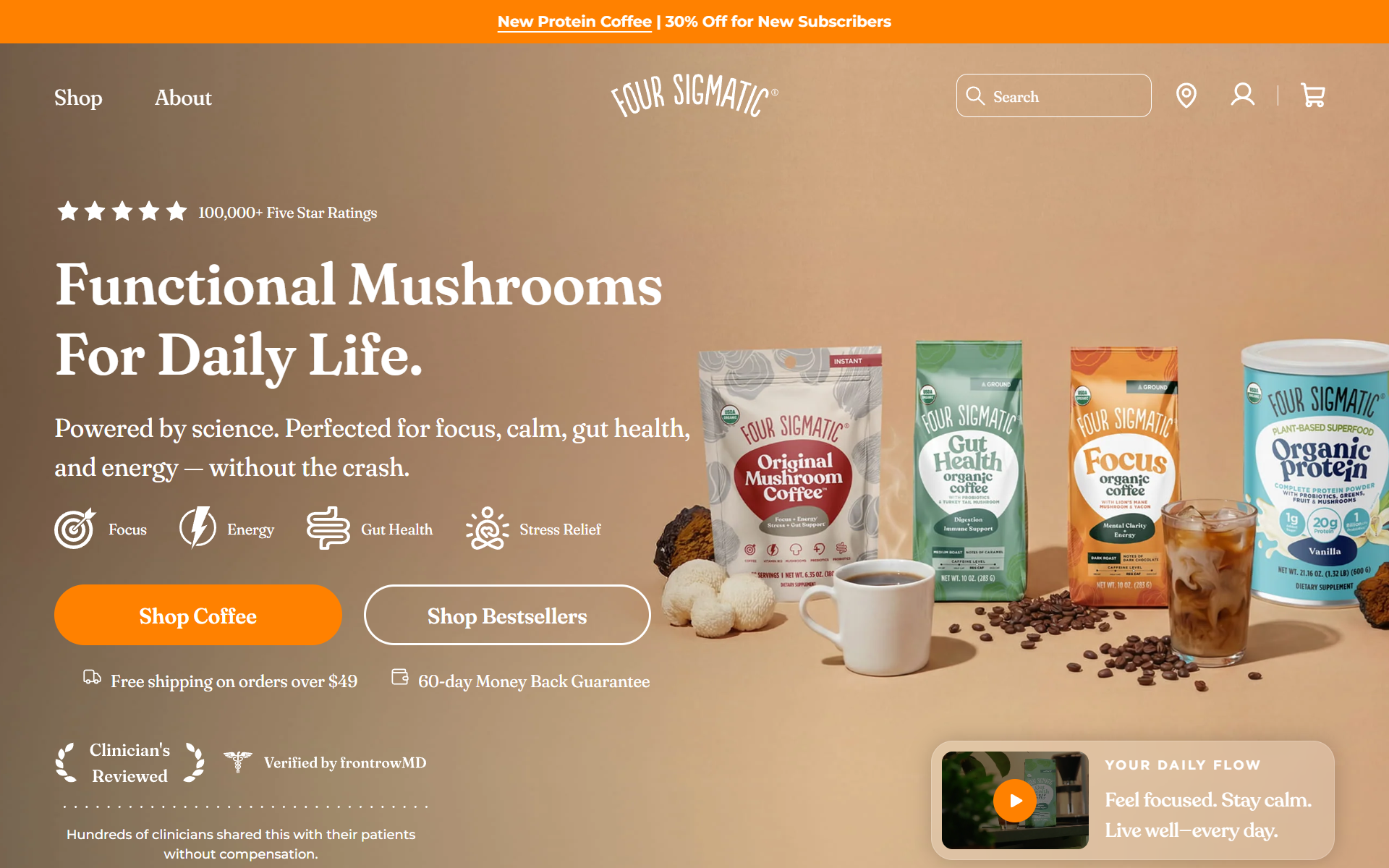 Four Sigmatic screenshot