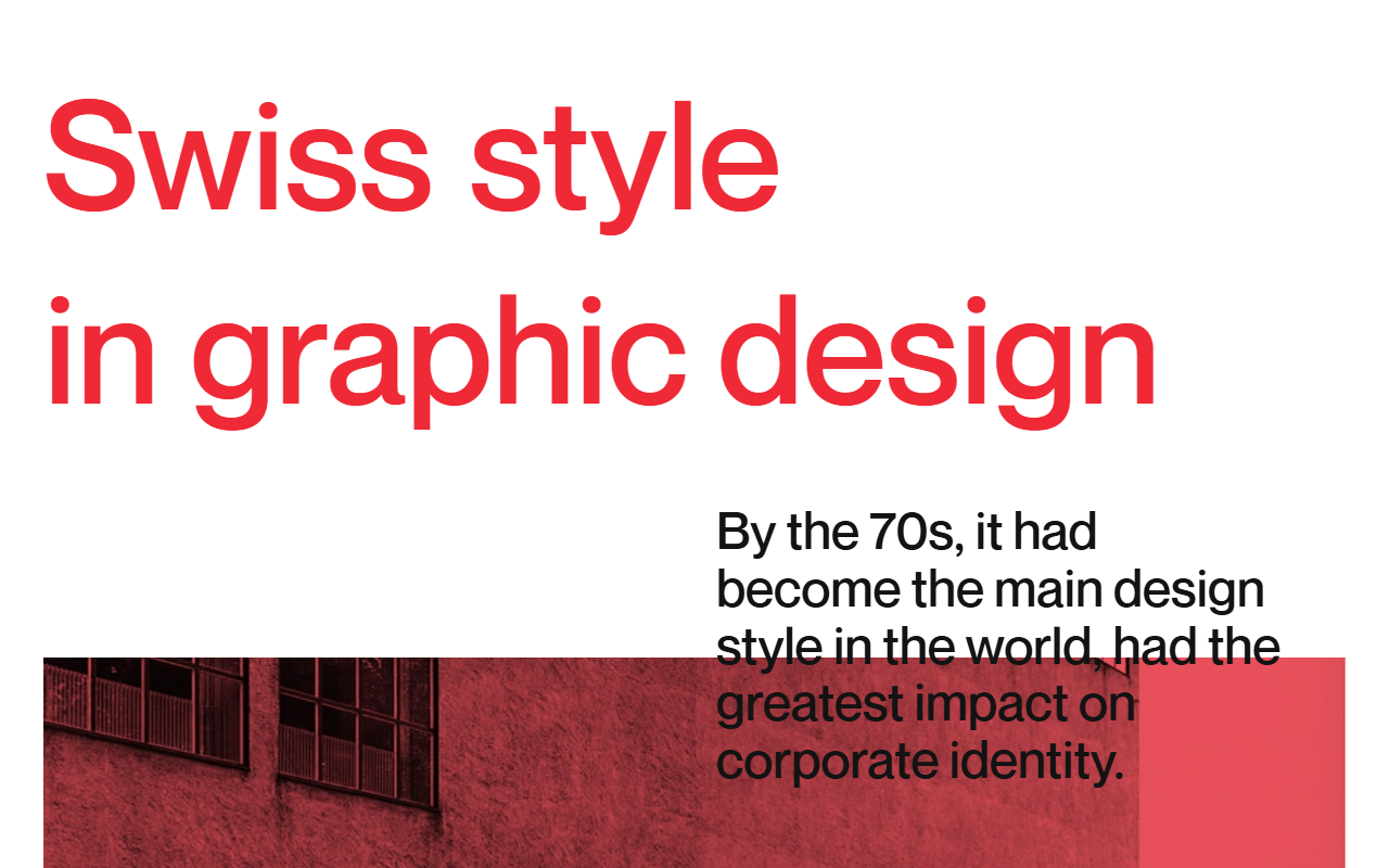 Swiss Design Fun screenshot
