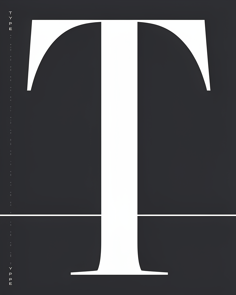 Typographic hero artwork