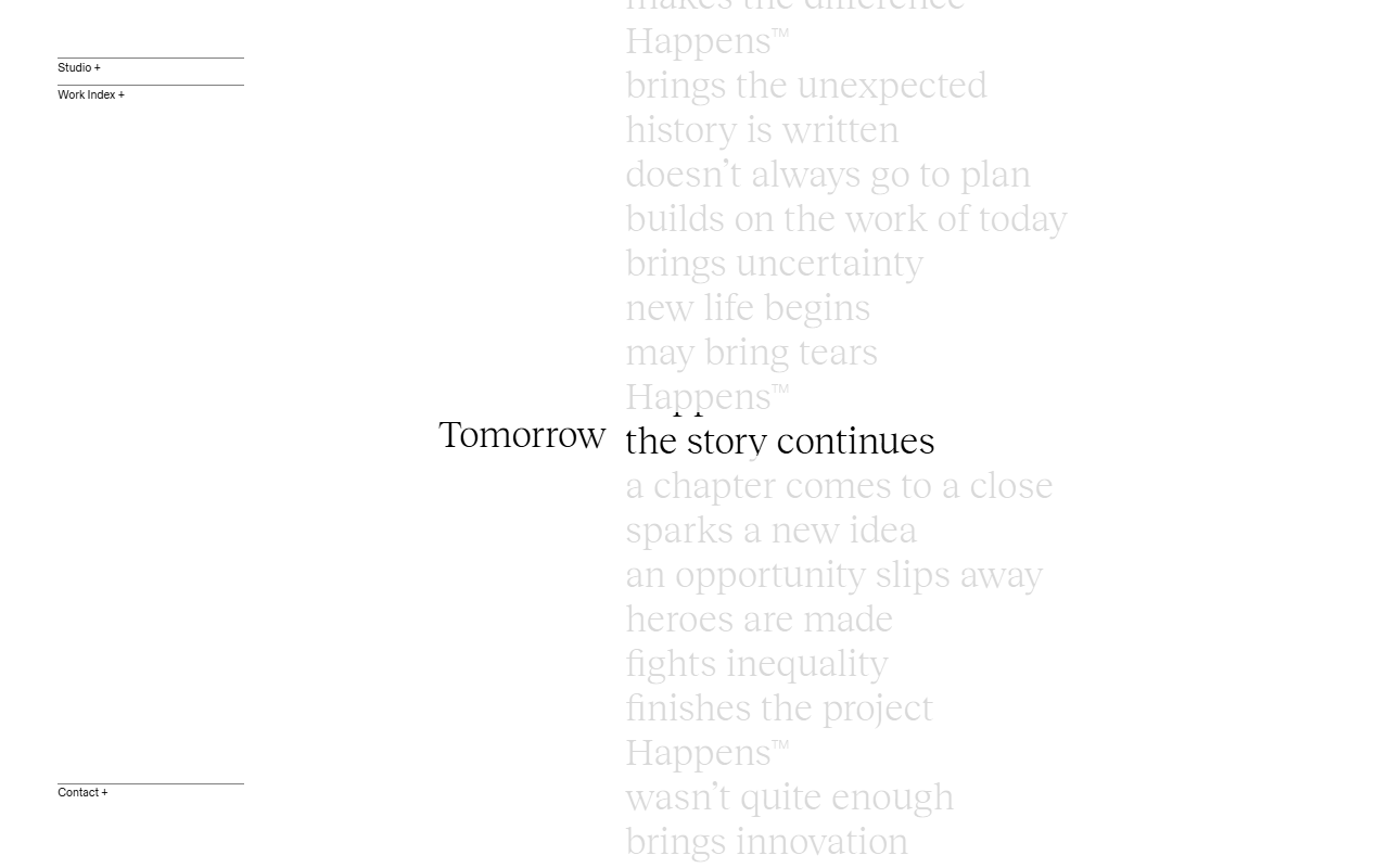 Tomorrow Happens Studio screenshot